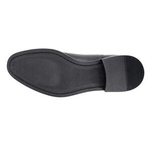 Roamers Mens Plain Leather Ankle Boots / Dark Brown